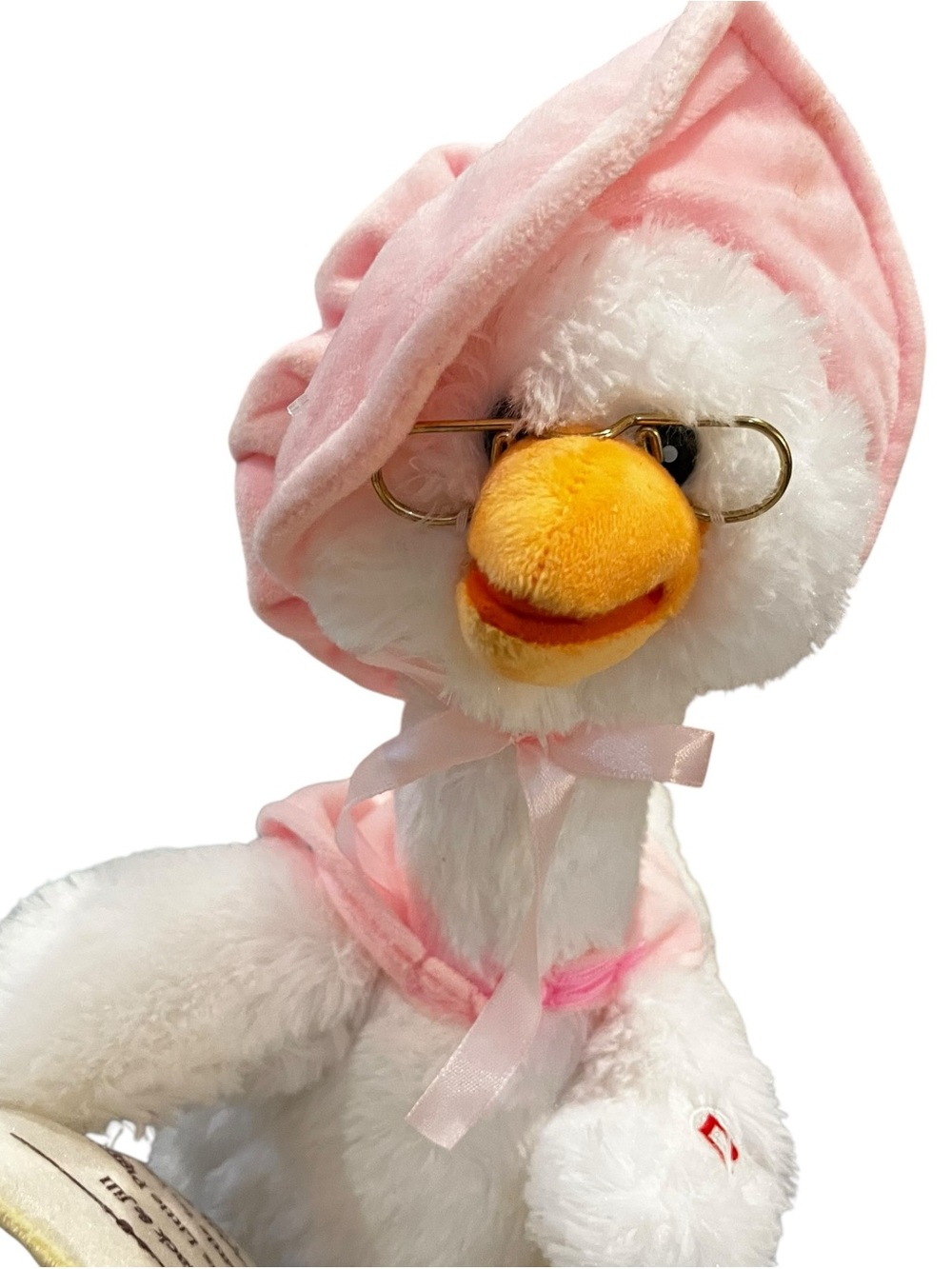 Cuddle Barn MOTHER GOOSE White Animated Plush Moves Recites Nursery Rhymes - Picture 3 of 7
